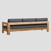 Pauanui Teak Triple Sofa gallery detail image