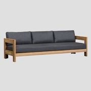 Pauanui Teak Triple Sofa gallery detail image