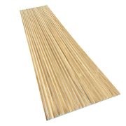 WOODFLEX Flexible Solid Paulownia Wood Slat Wall Panel - 2700mm x 600mm - Wave gallery detail image
