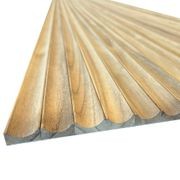 WOODFLEX Flexible Solid Paulownia Wood Slat Wall Panel - 2700mm x 600mm - Wave gallery detail image