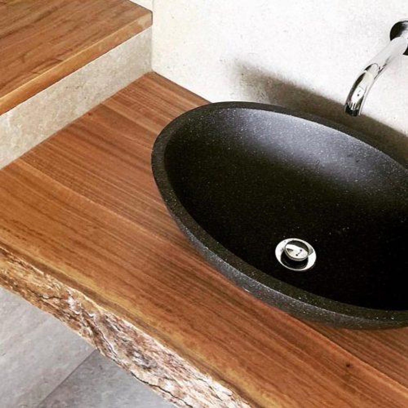 Pietra Bianca Pearl Stone Basin gallery detail image