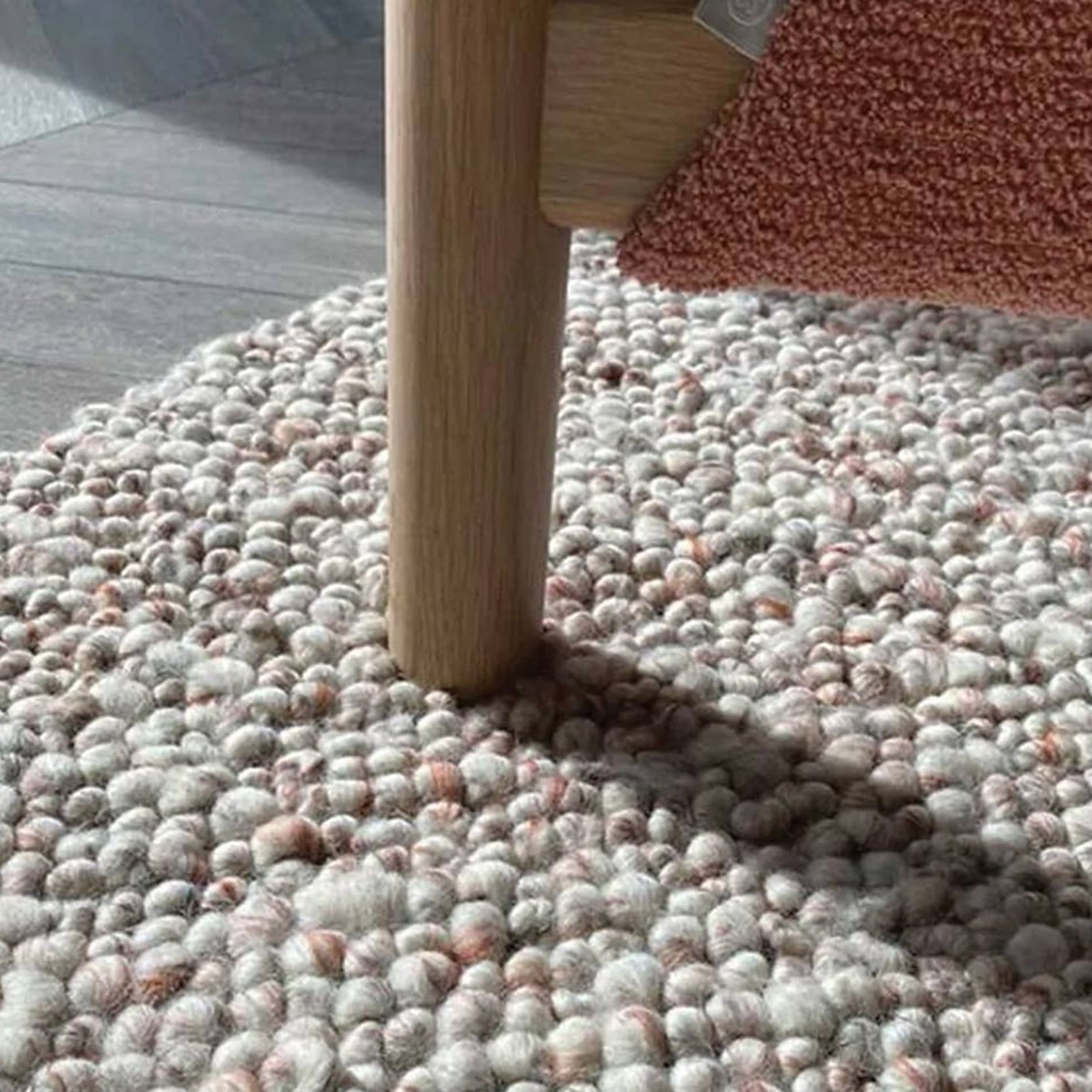 Tribe Home Pearle Rug - Coral | 100% Wool Rug gallery detail image