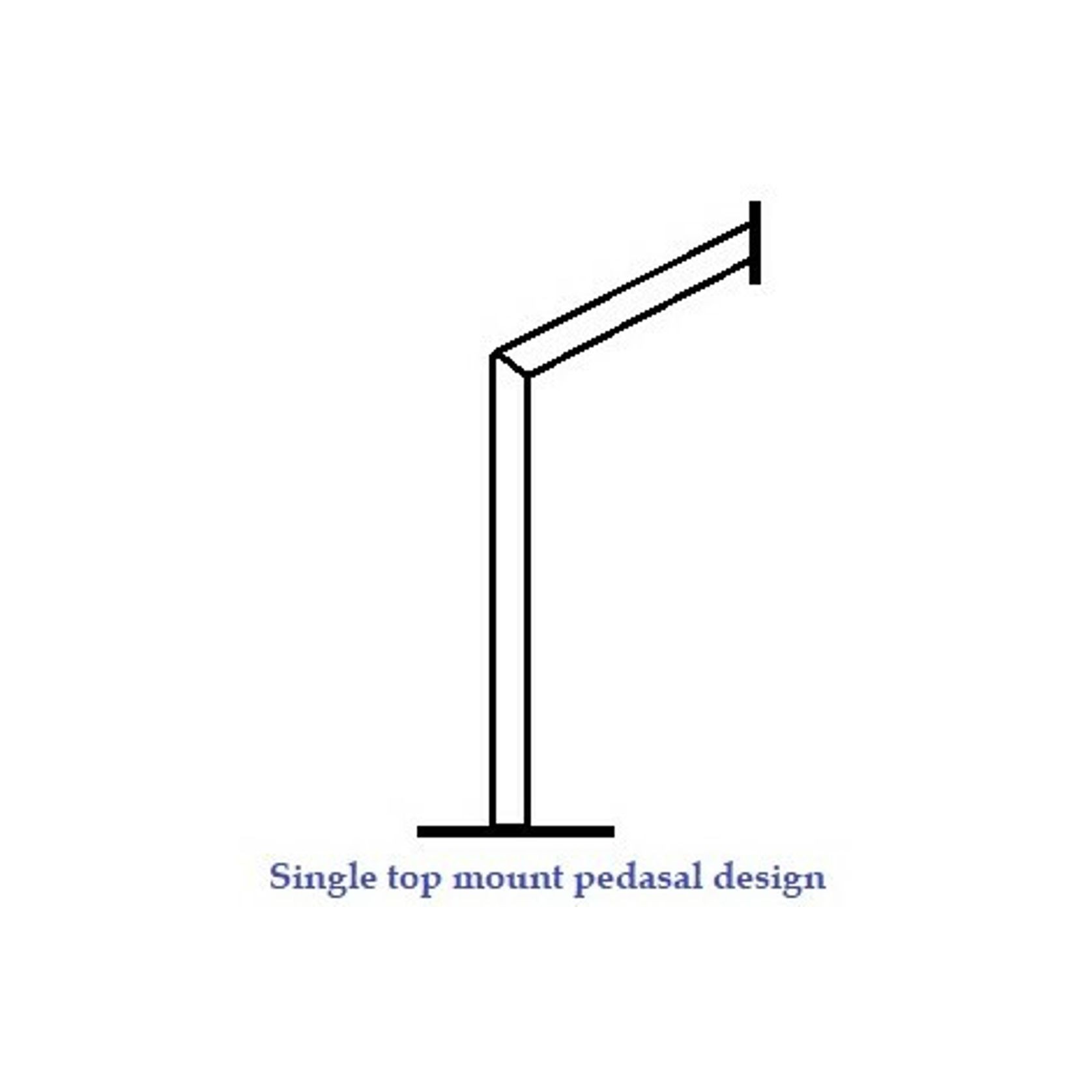 Aluminium Gooseneck Pole (Truck & Car) gallery detail image