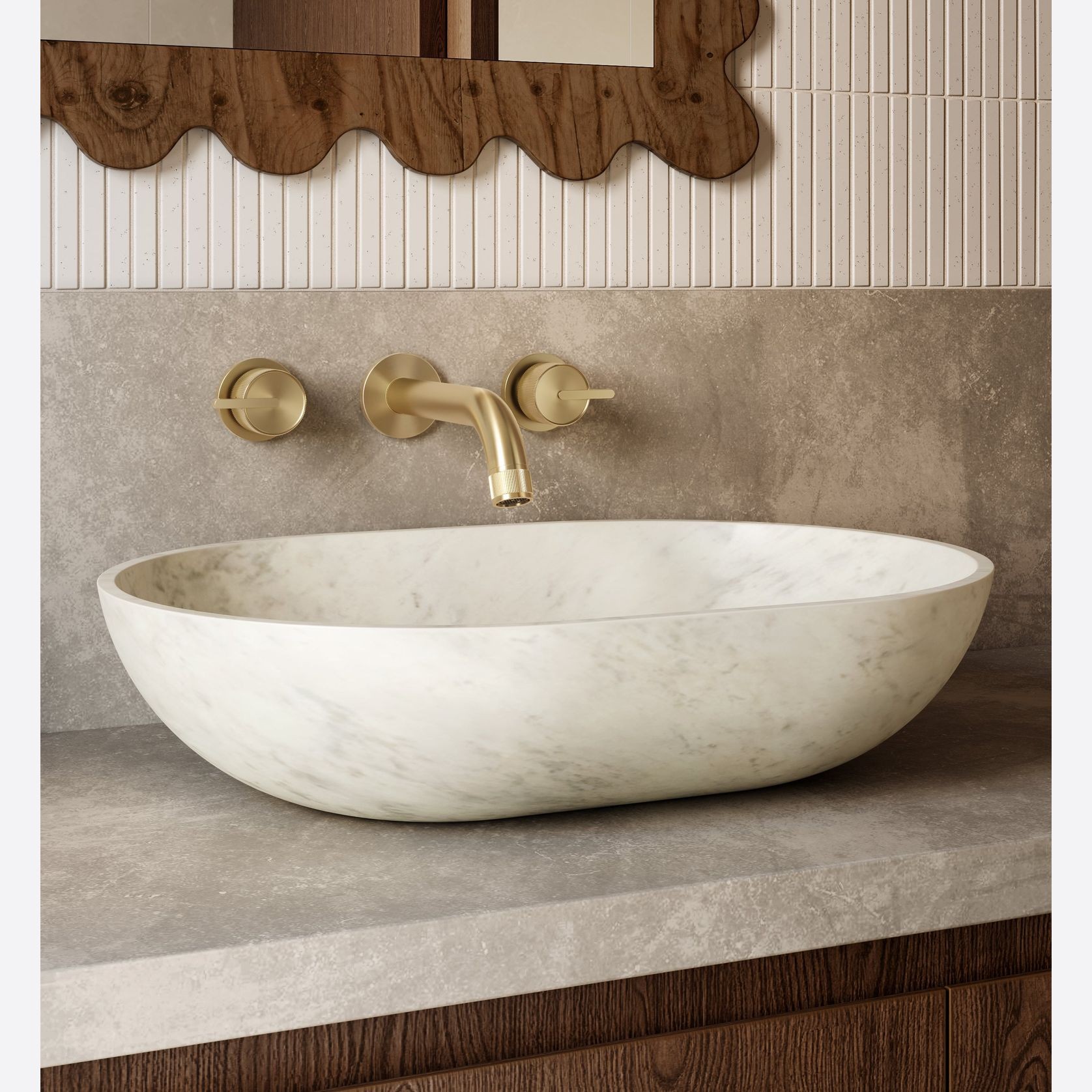 Pedra Oval Basin Sink gallery detail image