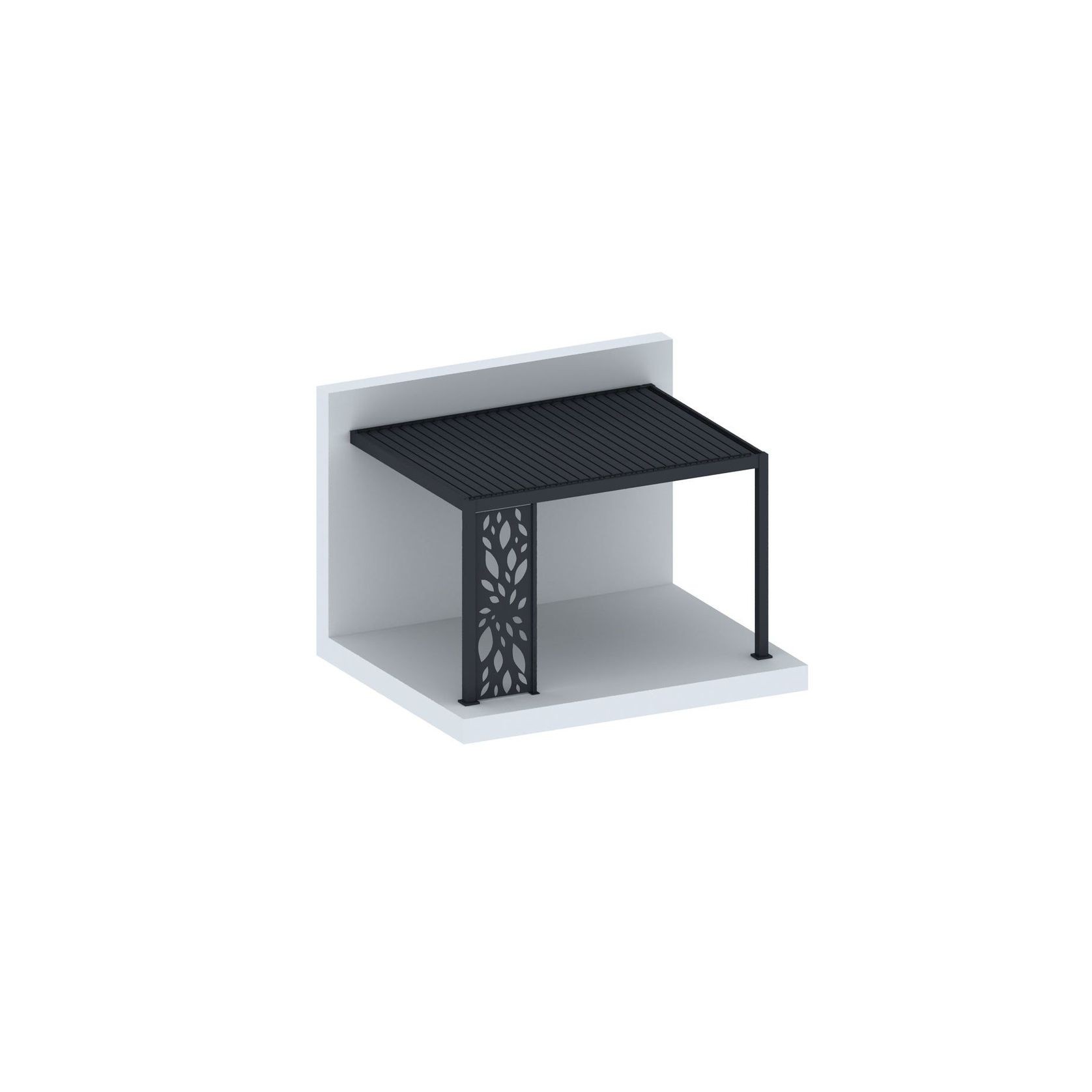 Tasman Wall Mounted Pergola Patterned Privacy Panel gallery detail image