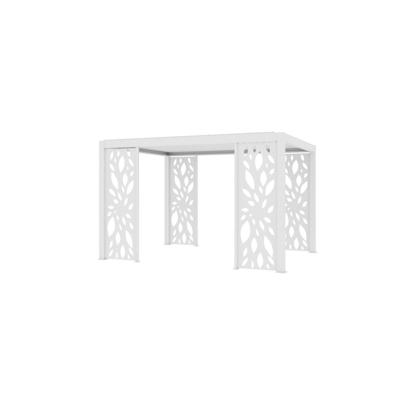 Baltic Freestanding Pergola Patterned Privacy Panel gallery detail image