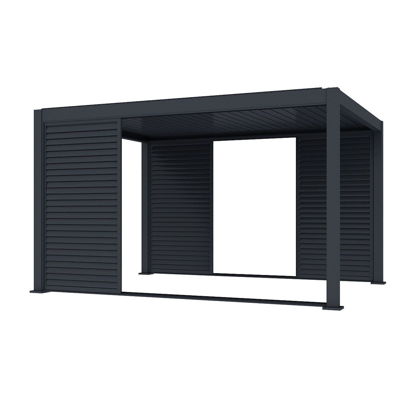 Atlantic & Caribbean Freestanding Pergola Shutter Sliding Door gallery detail image