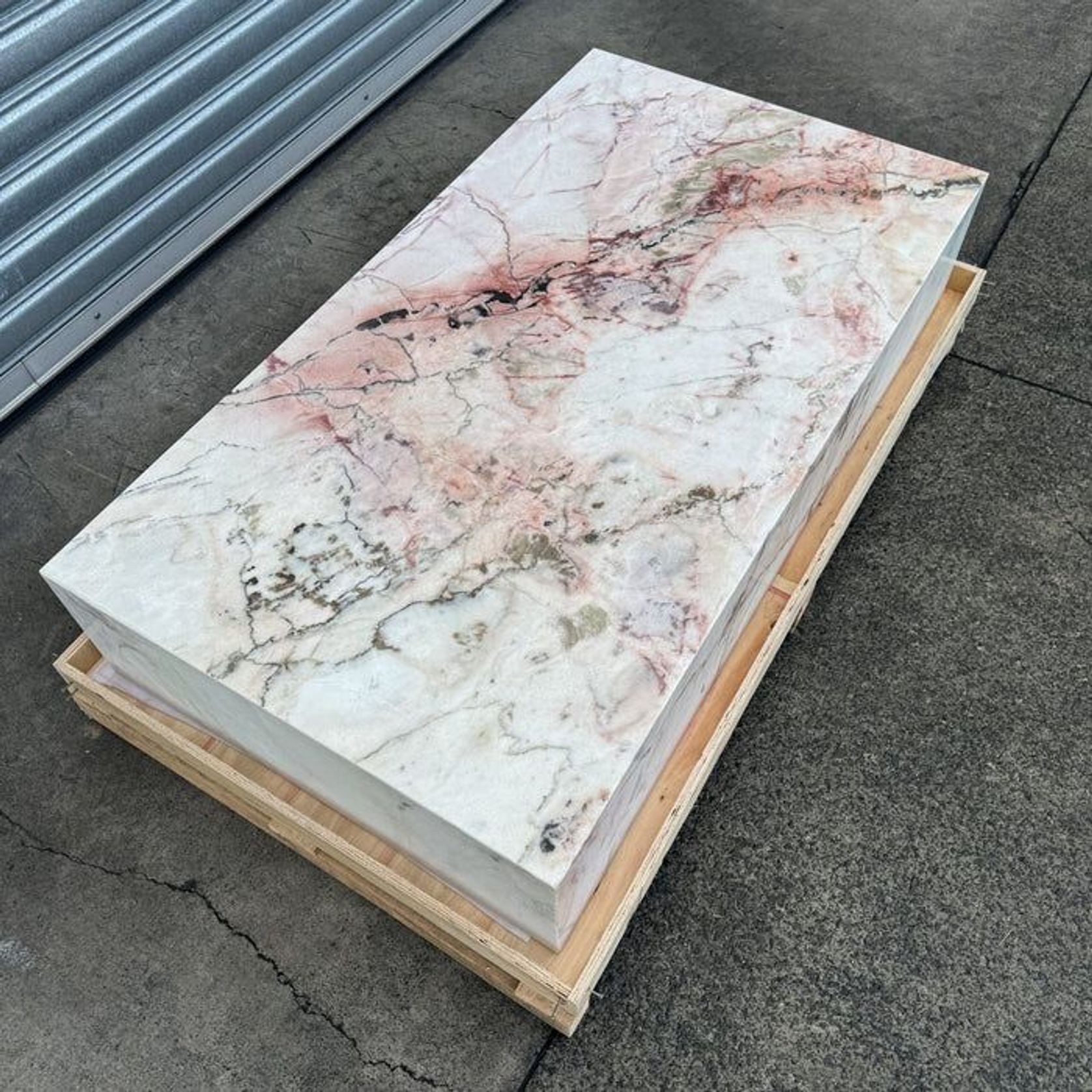 Block Coffee Table - Cherry Blossom | Natural Stone Co. gallery detail image