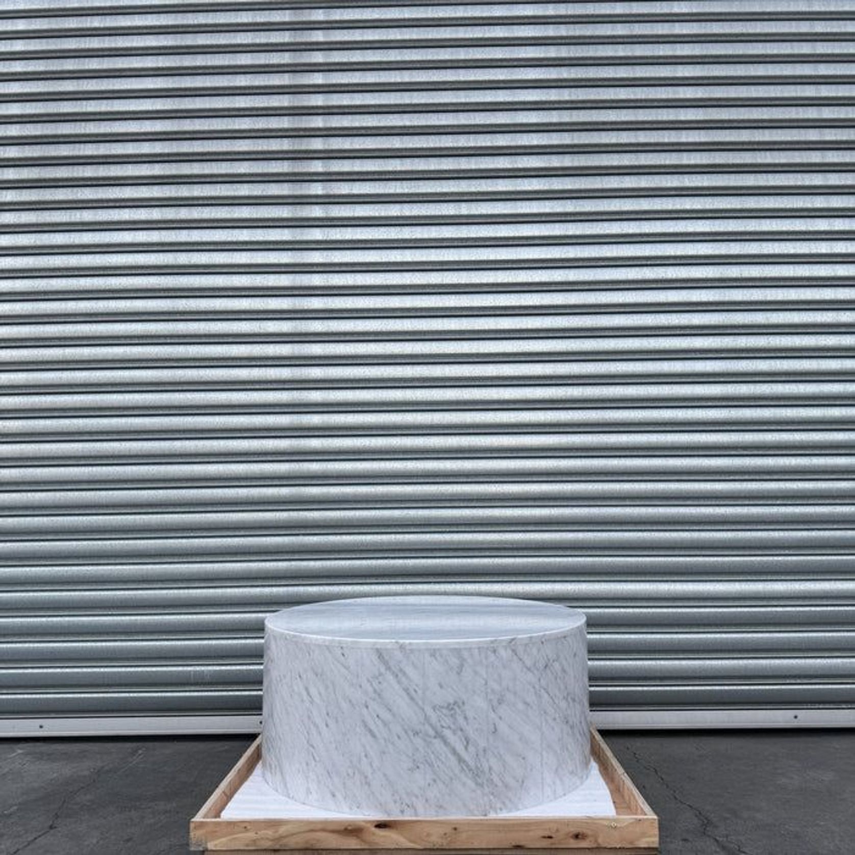 Rounded Coffee Table - Carrara Marble | Natural Stone Co. gallery detail image