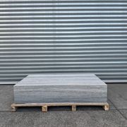 Block Coffee Table - Blue Travertine - Large | Natural Stone Co. gallery detail image
