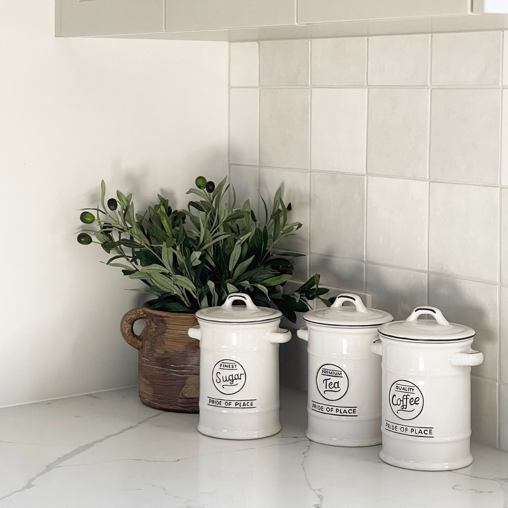 PP White Tea Jar ArchiPro NZ