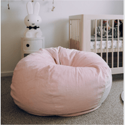 Pierre Fur Bean Bag - Blush Pink gallery detail image