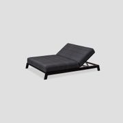 Piha Double Lounger - Black gallery detail image