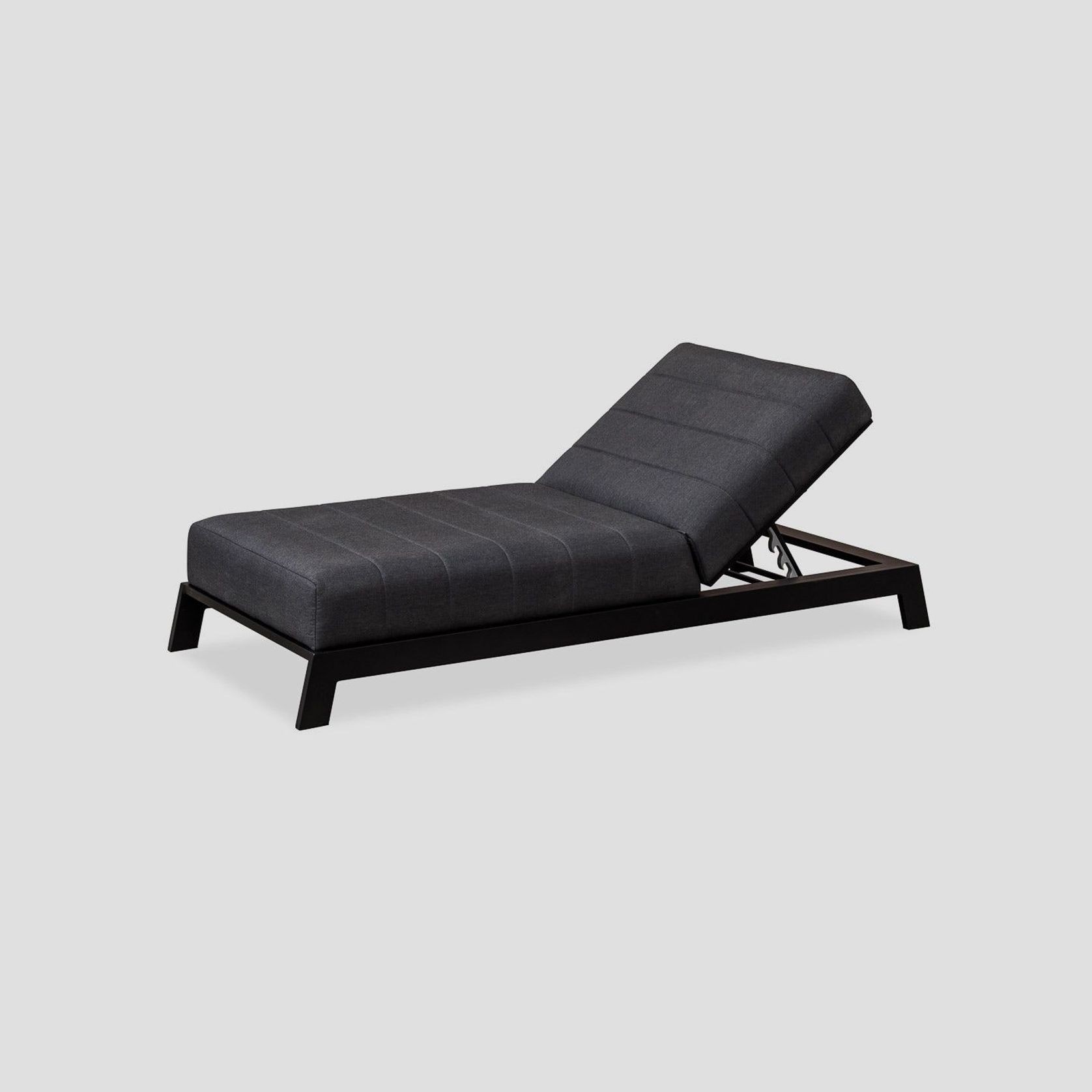 Piha Lounger - Black gallery detail image