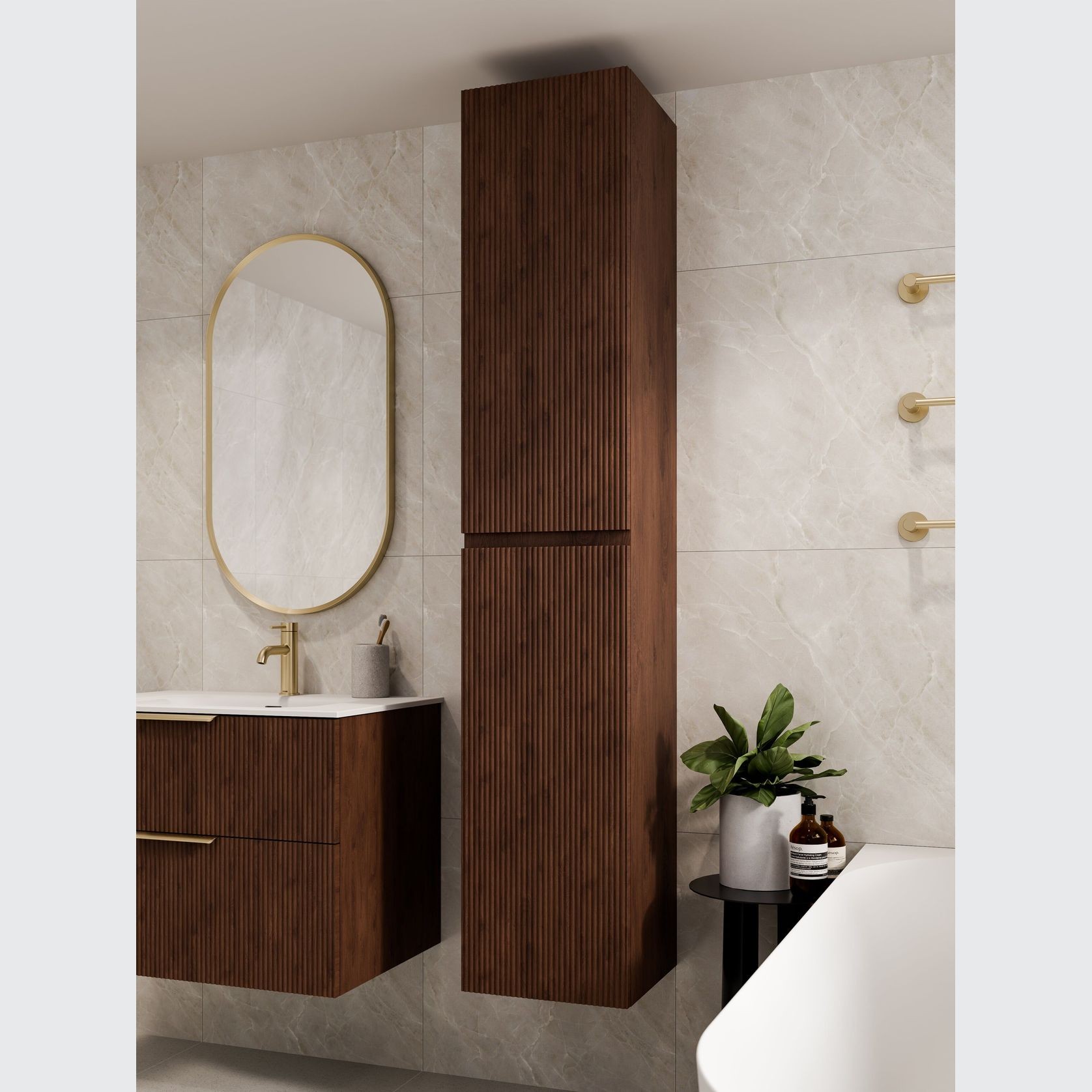 Lineare Pillar Tower Cabinet gallery detail image