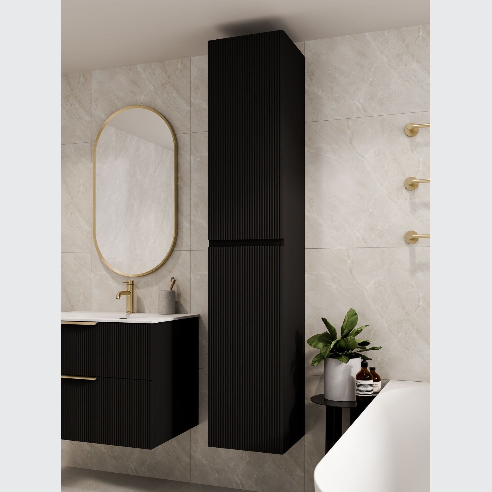 Lineare Pillar Tower Cabinet gallery detail image