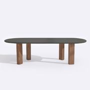 Pillar Dining Table | Charcoal gallery detail image