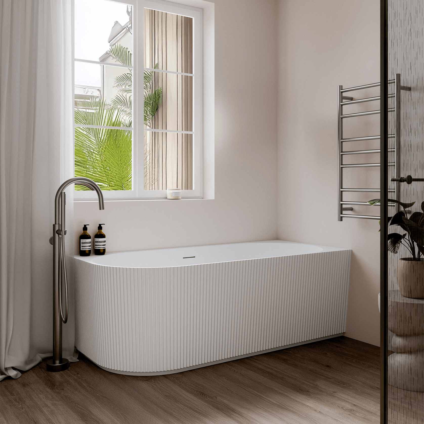Endura Acrylic Piper 1670 Corner Bath Range gallery detail image
