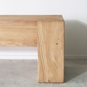 'Portinax' Reclaimed Elmwood Bench gallery detail image