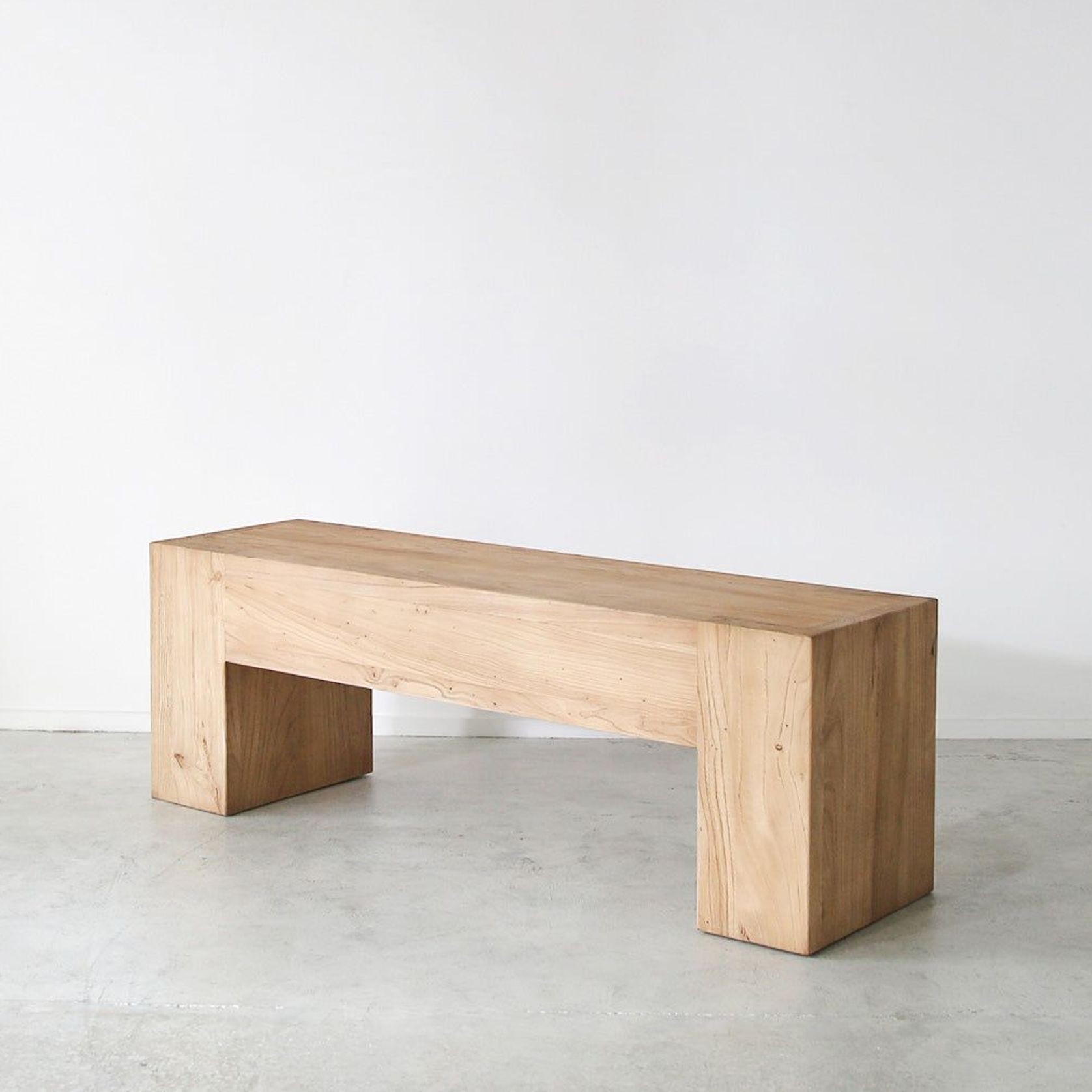 'Portinax' Reclaimed Elmwood Bench gallery detail image