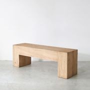 'Portinax' Reclaimed Elmwood Bench gallery detail image