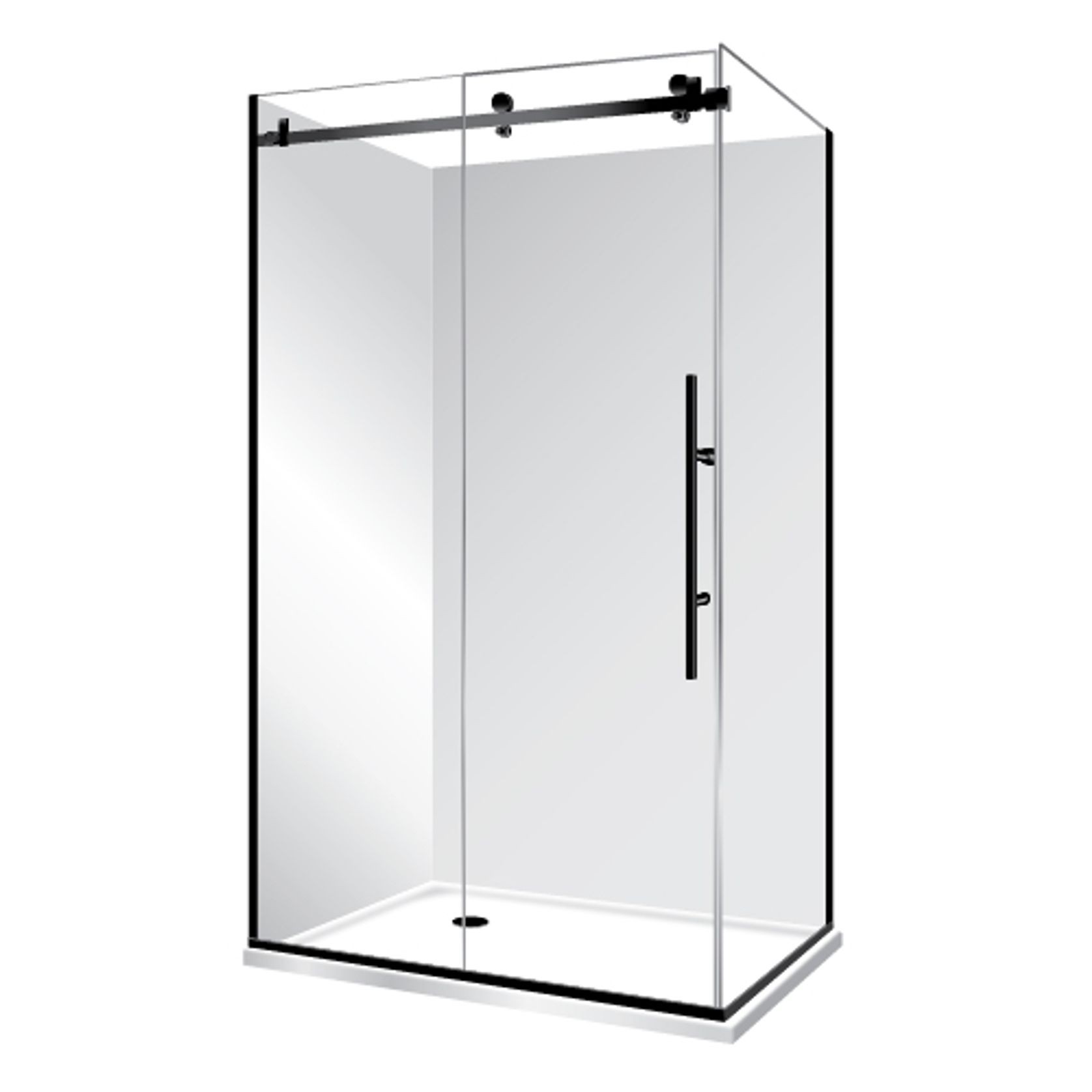 Premier Frameless 2 Sided Sliding Door Shower 1200×800 gallery detail image