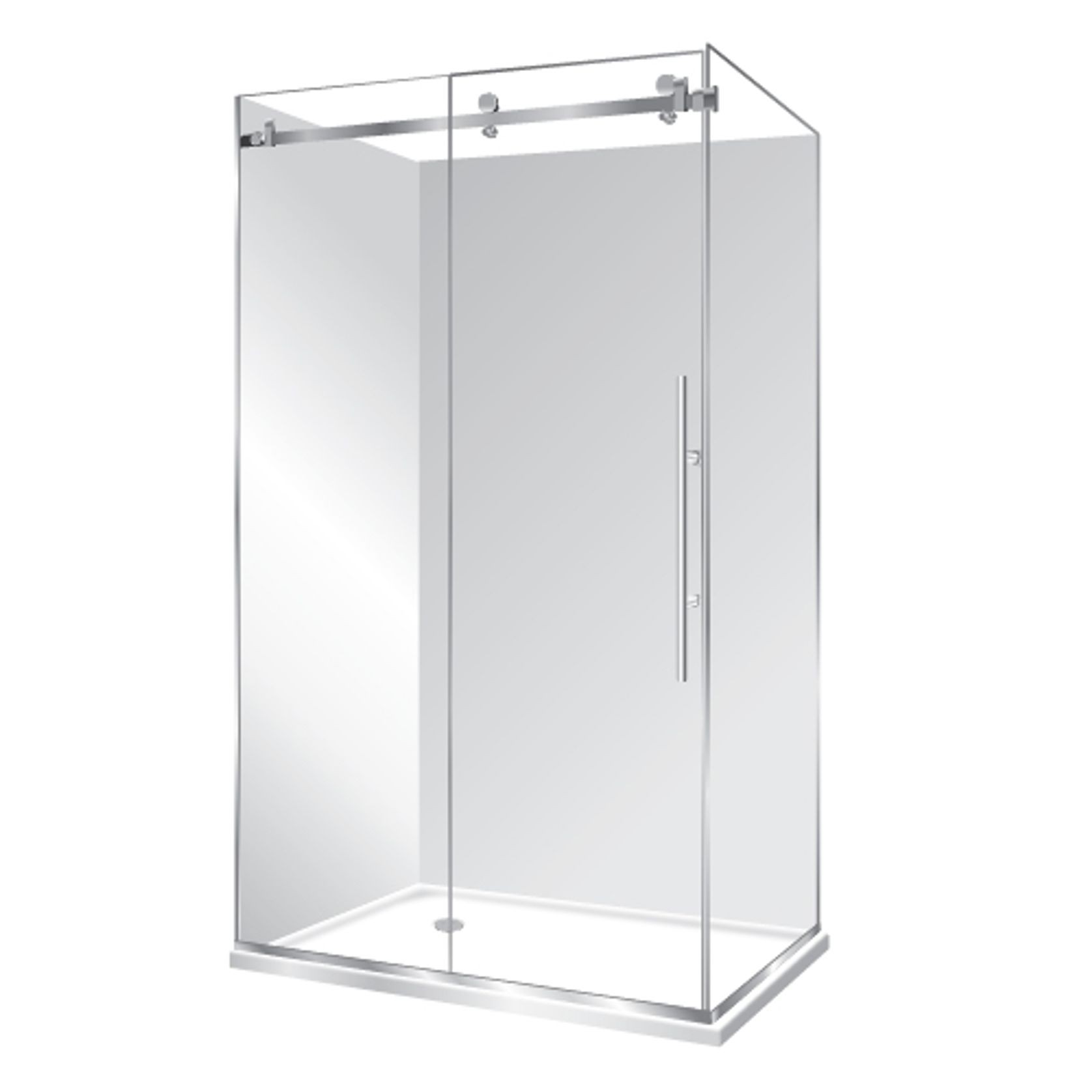 Premier Frameless 2 Sided Sliding Door Shower 1200×800 gallery detail image