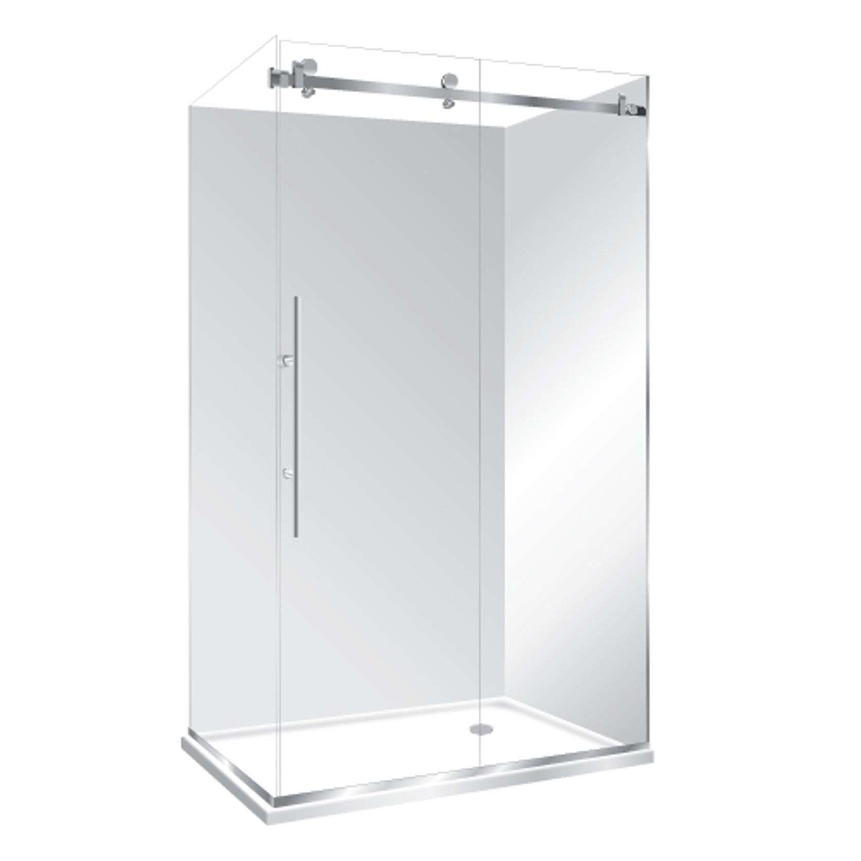 Premier Frameless 2 Sided Sliding Door Shower 1600×900 gallery detail image