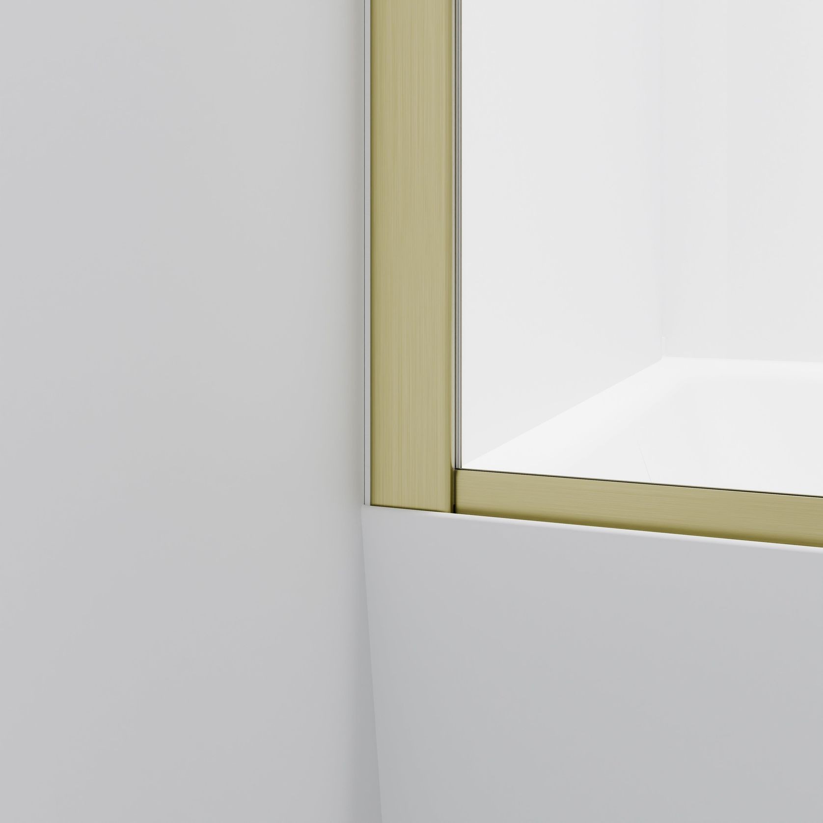 Premiere Double Panel Bath Screen | 550+450mm gallery detail image