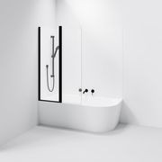 Premiere Double Panel Bath Screen | 550+450mm gallery detail image