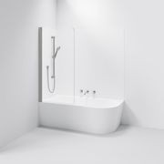 Premiere Single Bath Screen | 800mm gallery detail image