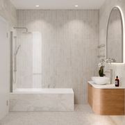Premiere Single Bath Screen | 800mm gallery detail image