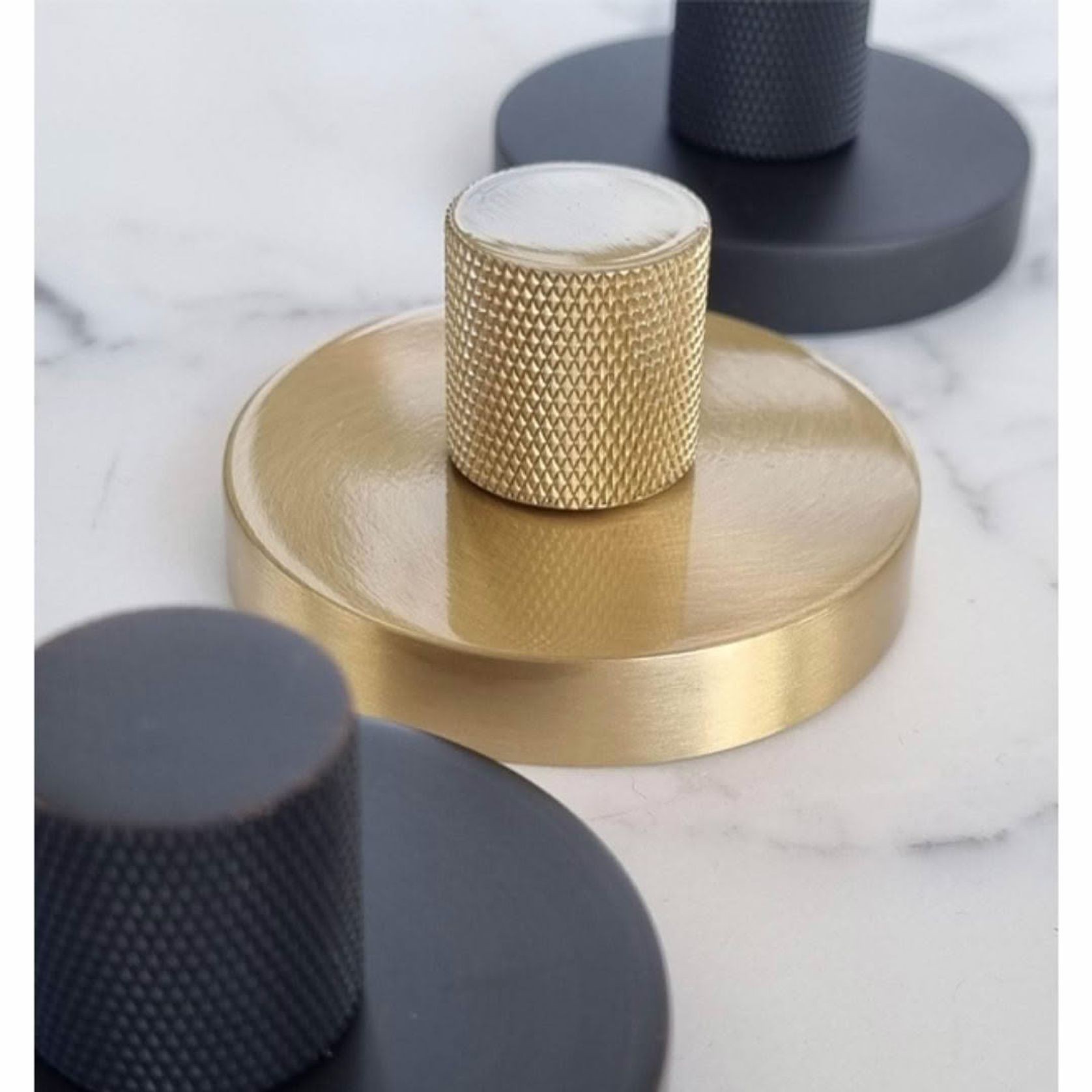 Atelier Privacy Lock With Latch - Brass gallery detail image