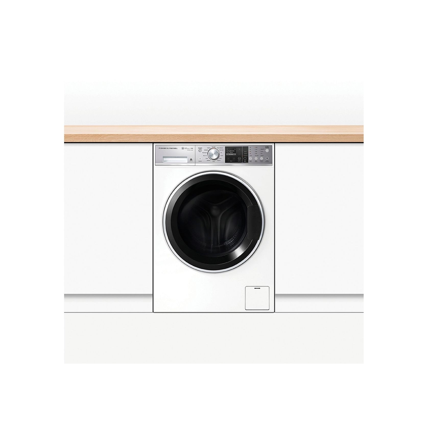 White Front Loader Washing Machine, 11kg, ActiveIntelligence, Steam Care gallery detail image