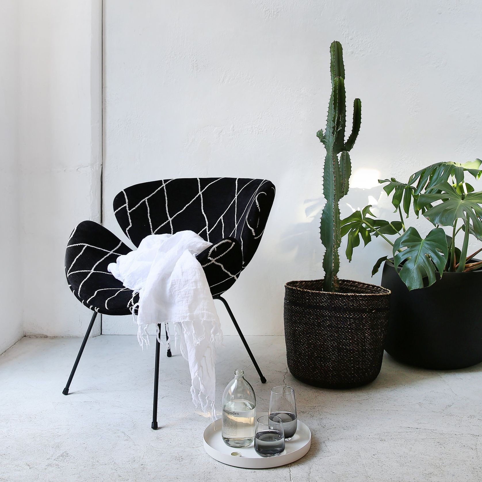'Florence' Chair / Berba / Black gallery detail image