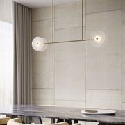 Coral Linear Rod Pendant ( Four Coral Pieces ) gallery detail image