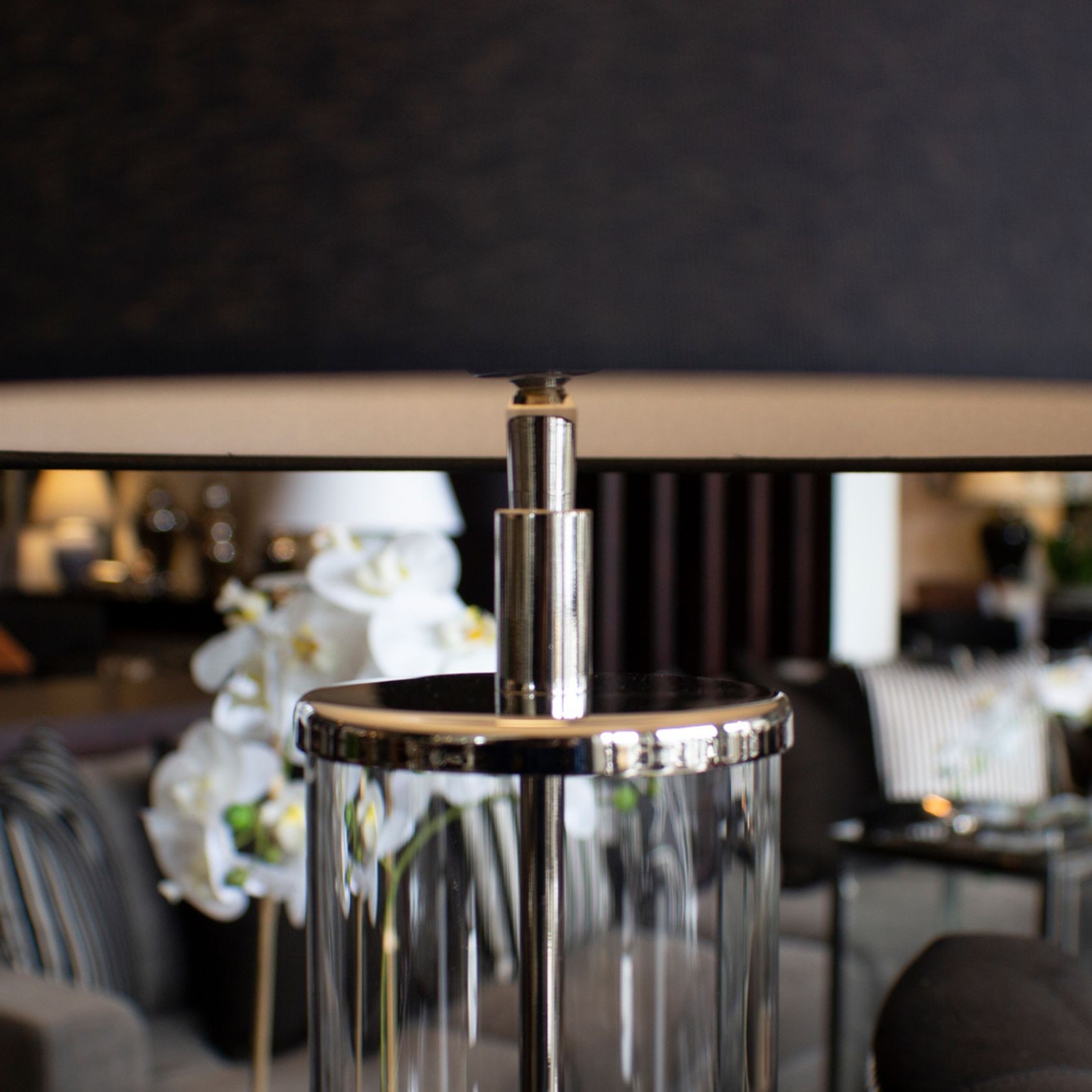 Provence Table Lamp - Nickel gallery detail image