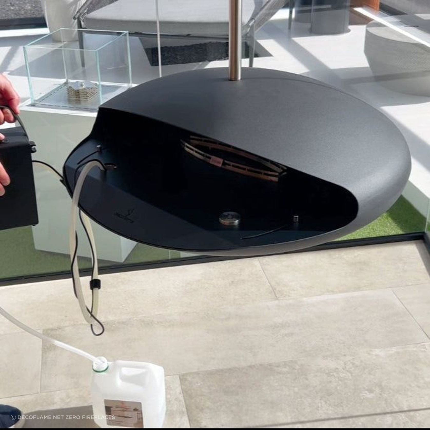 Decoflame Espoo Floor Net Zero Fireplace gallery detail image