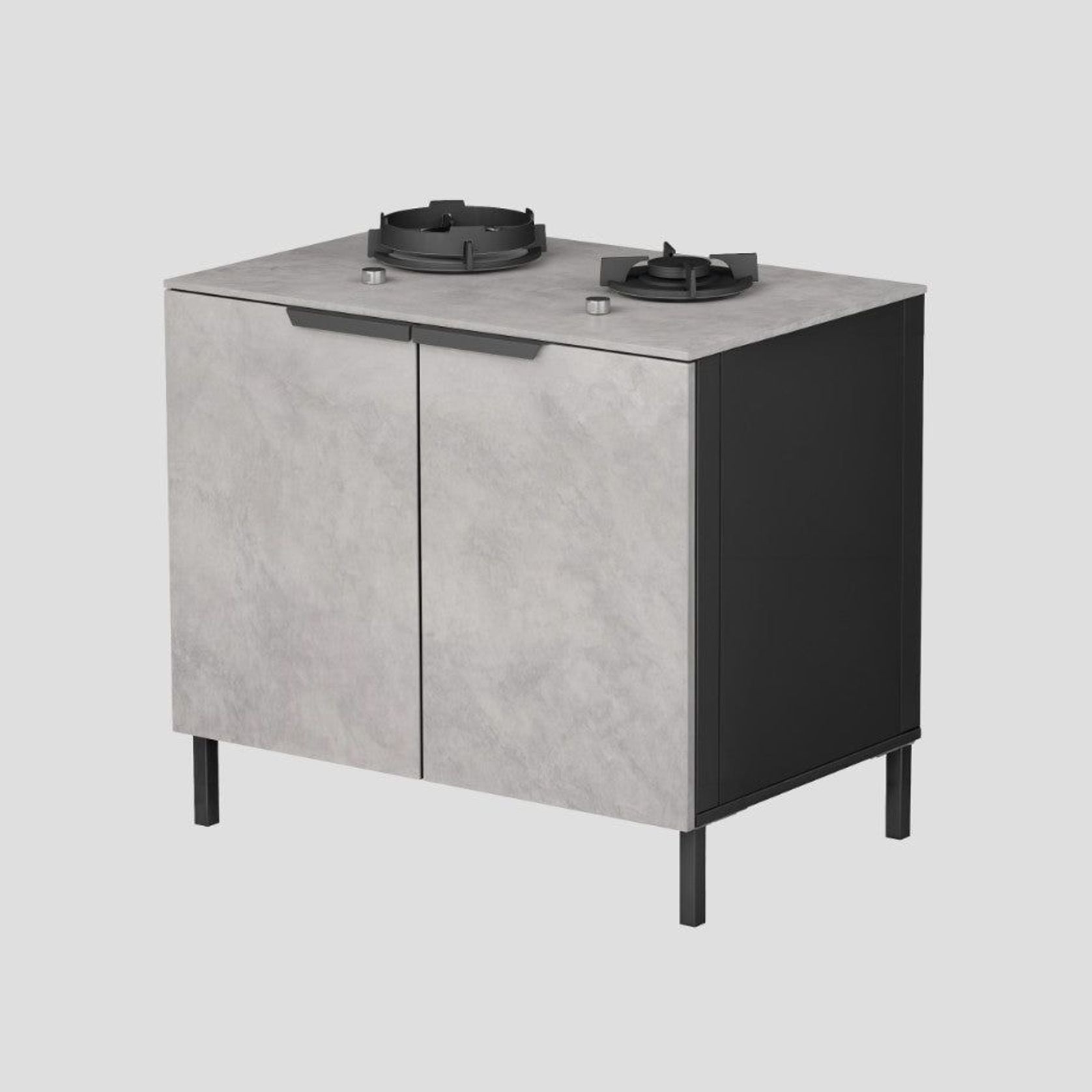 Q-Boo Kitchen Cabinet 100 2 Burners gallery detail image