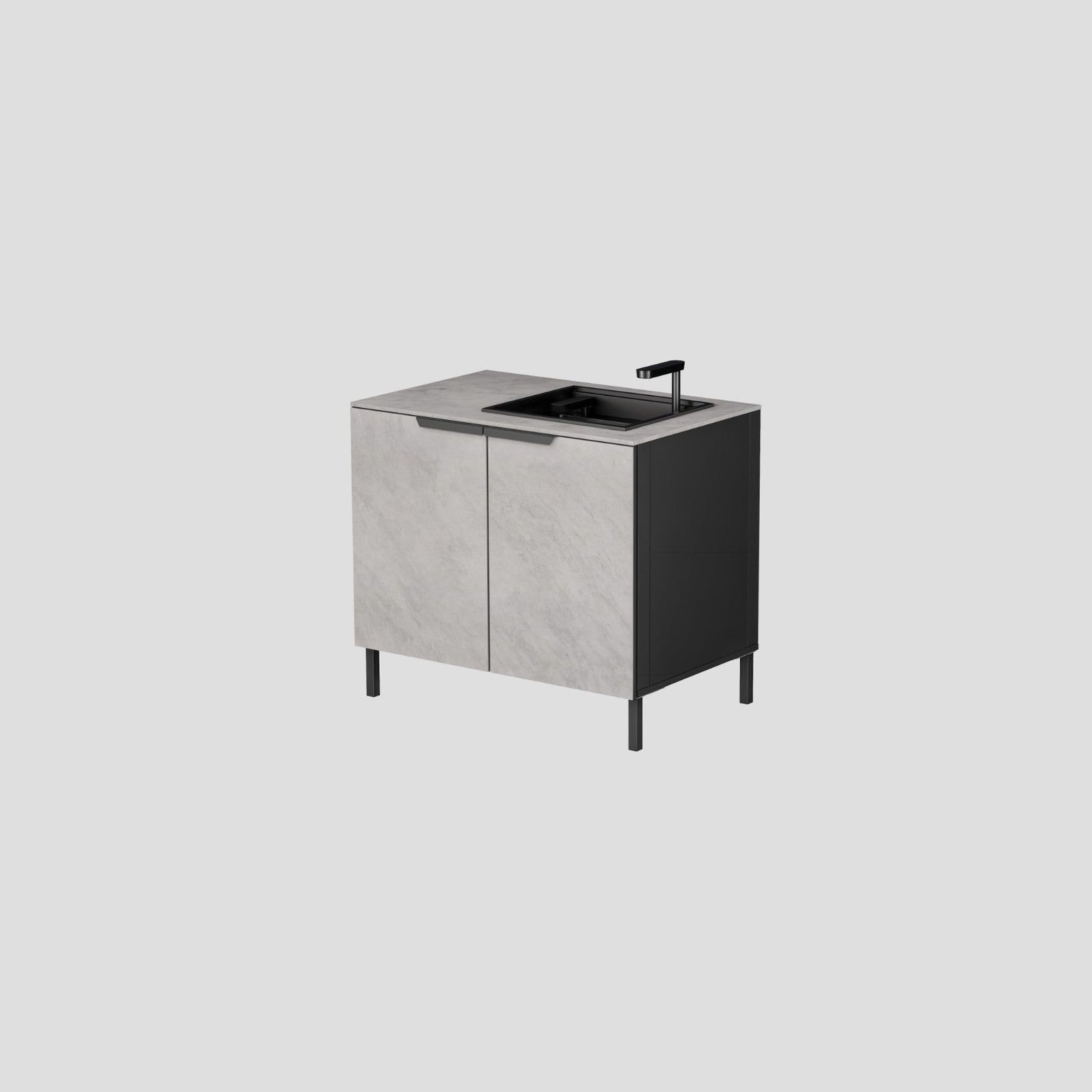 Q-Boo Kitchen Cabinet 100 Sink gallery detail image