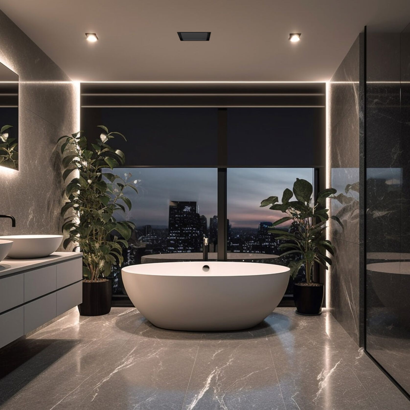 Pure Black Bathroom Fan gallery detail image