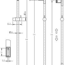 Mica Shower Rail gallery detail image