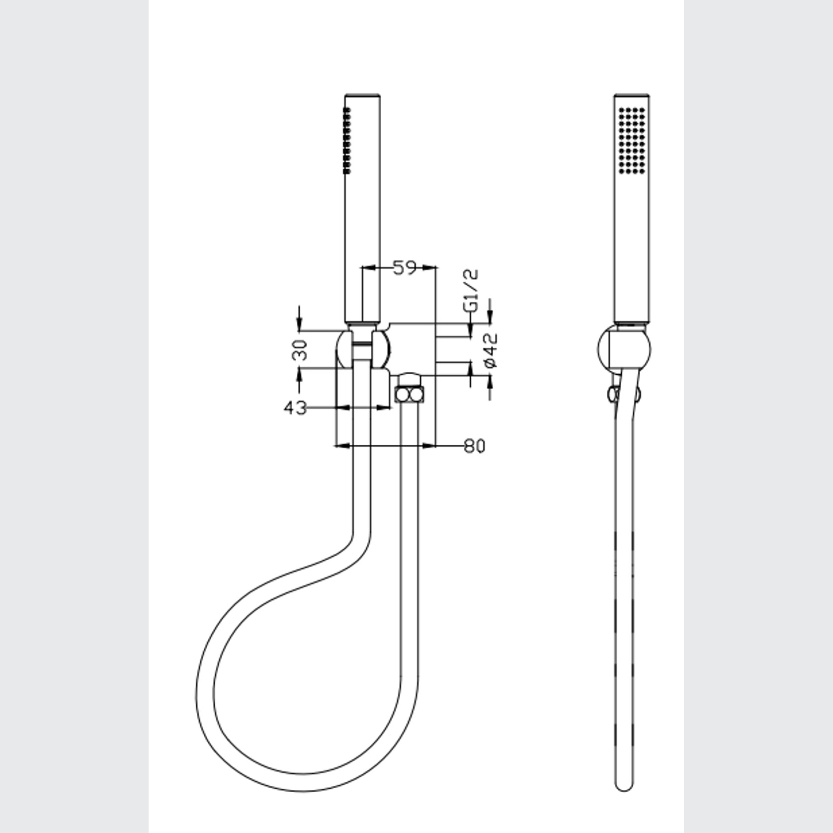 Mica Hand Shower gallery detail image