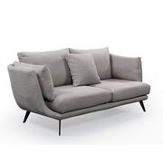RANNI 3 Seater Sofa - Warm Grey gallery detail image