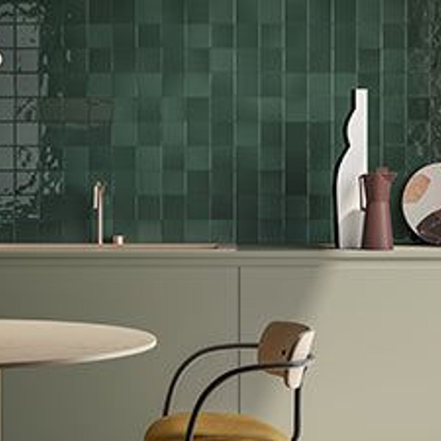 Rebel Emerald Green Gloss 100x100 gallery detail image