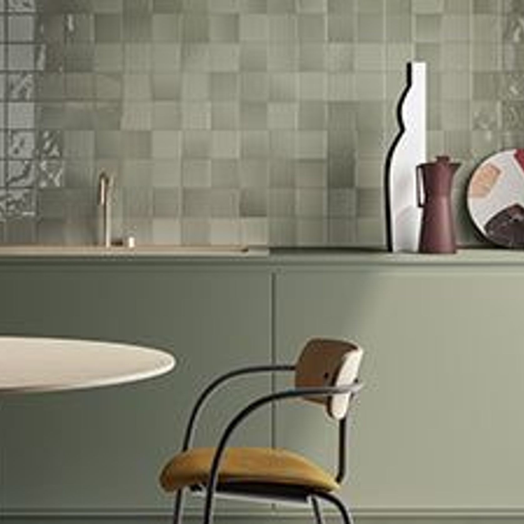 Rebel Moss Gloss 100x100mm gallery detail image