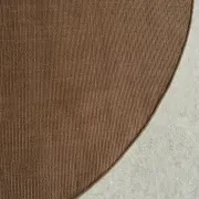 Mesa Outdoor Round Rug - Chocolate 250cm x 250cm gallery detail image