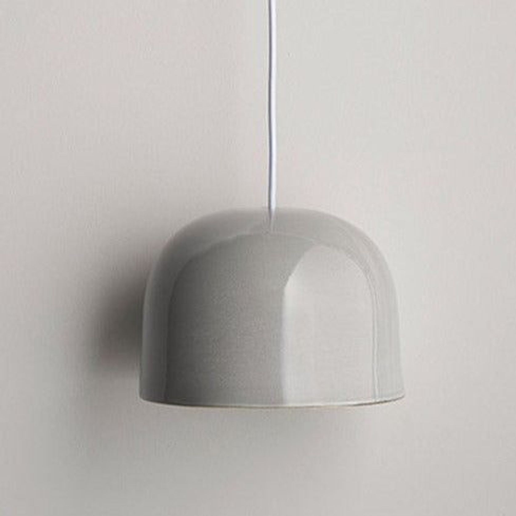Ceramic Pendant Bell Light Large gallery detail image