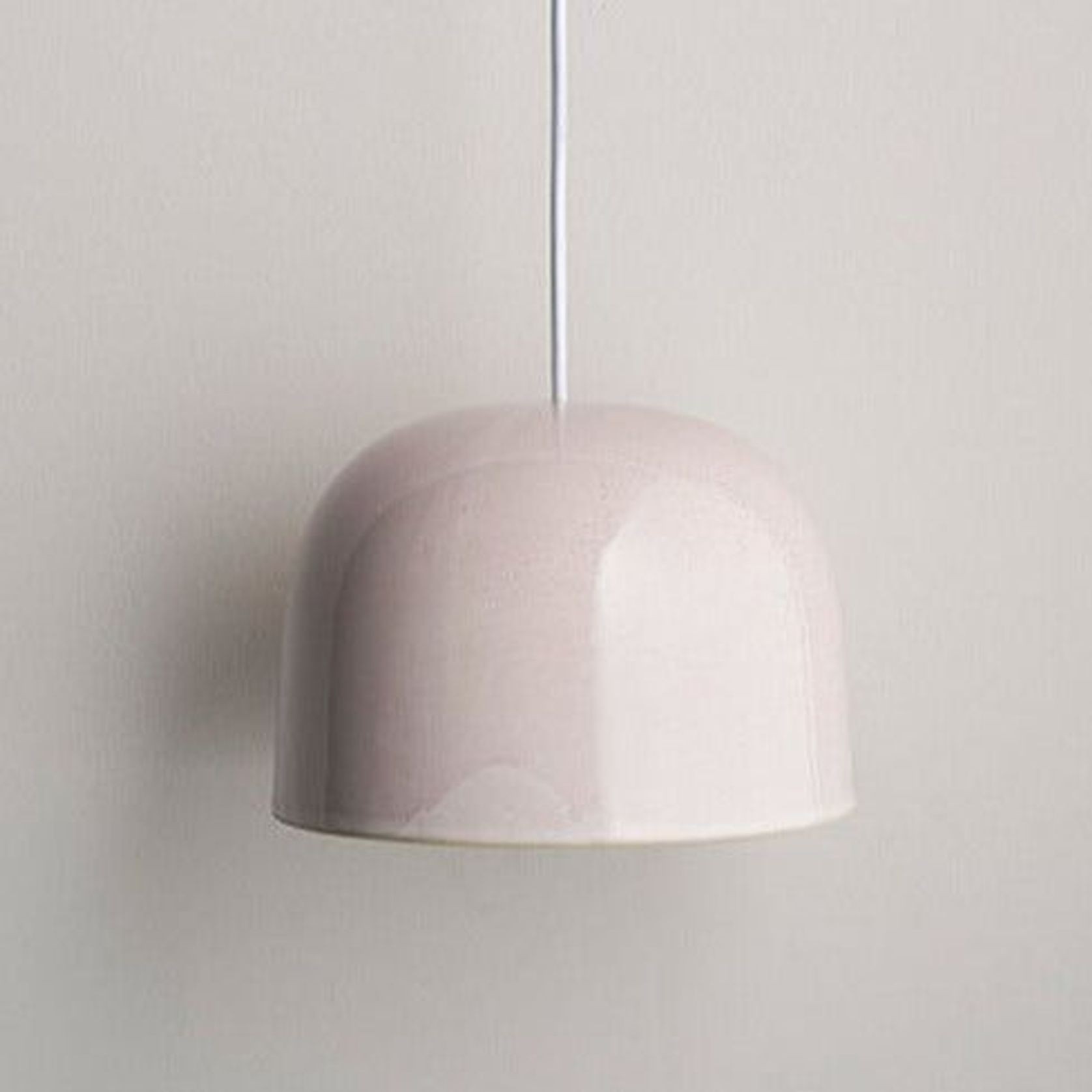 Ceramic Pendant Bell Light Large gallery detail image