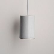 Ceramic Pendant Cylinder Light Large gallery detail image